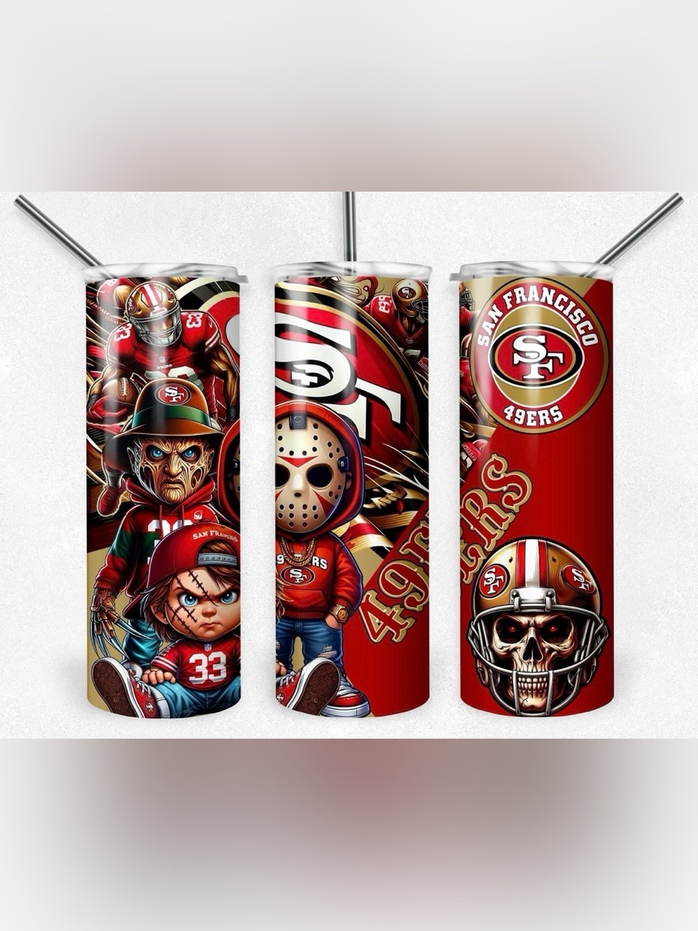 Horror 49ers Tumbler